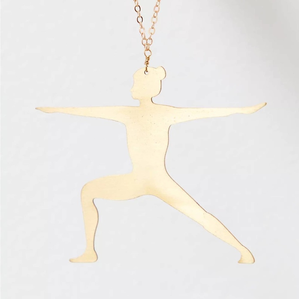 NEW Free People x Ariana OST Yoga Pose Ornament Warrior Two